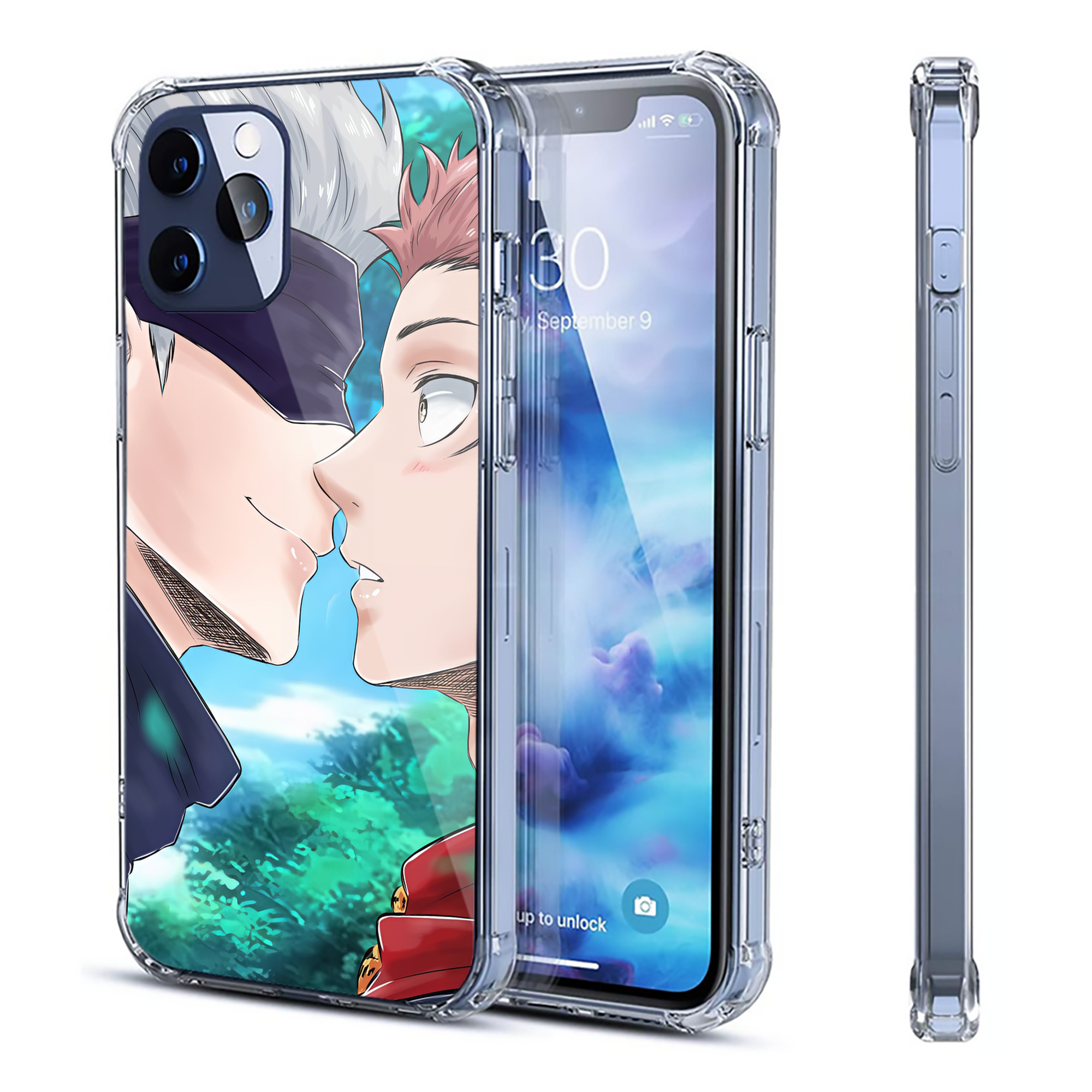 （画像用） SPY×FAMILY间谍家家酒 【iPhone 12シリーズ対応】透明スマホケース（クリアソフトケース）